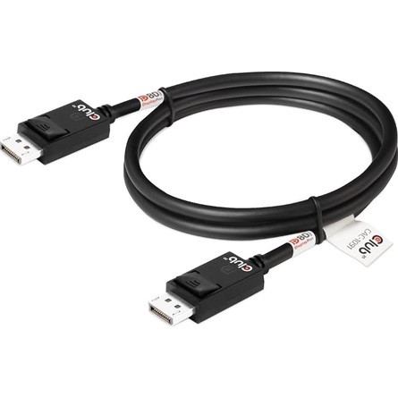 Club 3D ADA Club3D DisplayPort 2.1 Bi-Directional VESA DP80 Certified Cable 4K120Hz, 8K60Hz or 10K30Hz M/M 1.2m