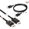 Club 3D ADA Club3D DisplayPort 2.1 Bi-Directional VESA DP80 Certified Cable 4K120Hz, 8K60Hz or 10K30Hz M/M 1.2m