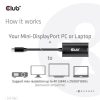 Club 3D ADA Club3D Mini DisplayPort 1.4 to HDMI 4K120Hz with DSC1.2 Active Adapter M/F