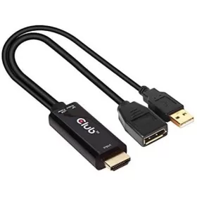   Club 3D KAB Club3D HDMI - DisplayPort 4K 60Hz M/F Active Adapter