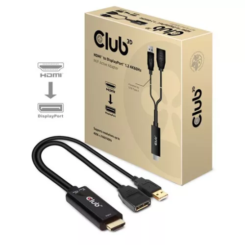 Club 3D KAB Club3D HDMI - DisplayPort 4K 60Hz M/F Active Adapter