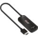 Club 3D Átalakító - CAC-1335 (HDMI+Micro USB to DP, 4K120Hz/8K30Hz, M/F, aktív átalakító)