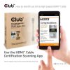 Club 3D KAB Club3D Ultra High Speed HDMI Certified Cable 4K120Hz 8K60Hz 48Gbps M/M 5m/16.4ft