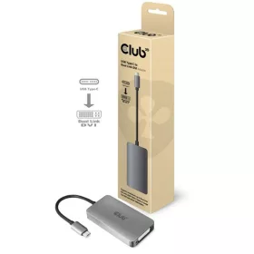   Club 3D ADA Club3D USB TYPE C TO DVI DUAL LINK SUPPORTS 4K30HZ RESOLUTIONS