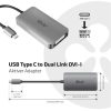 Club 3D ADA Club3D USB TYPE C TO DVI DUAL LINK SUPPORTS 4K30HZ RESOLUTIONS