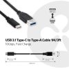 Club 3D KAB Club3D USB 3.1 Type-C to Type-A kábel 10Gbps PD 60W M/M - 1m