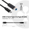 Club 3D KAB Club3D USB TYPE C GEN 2 MALE (10Gbps) to TYPE B MALE kábel 1Méter / 3.28 Feet