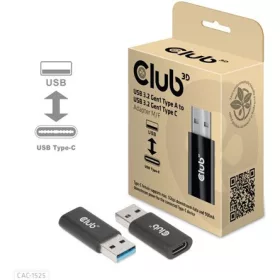   Club 3D ADA Club3D USB 3.2 Gen1 Type A to USB 3.2 Gen1 Type C Adapter M/F