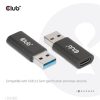 Club 3D ADA Club3D USB 3.2 Gen1 Type A to USB 3.2 Gen1 Type C Adapter M/F