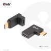 Club 3D ADA Club3D USB Type-C Gen2 Angled Adapter set of 2 up to 4K120Hz M/F