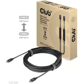   Club 3D KAB Club3D USB 3.2 Gen2 Type C to C Active Bi-directional Cable 8K60Hz M/M 5m/16.4ft