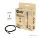 Club 3D Kábel - CAC-1570 (USB4 Type-C, 240W PD, 80Gbps, 8K240Hz, 4K540Hz, bidirectional, 1,2m, fehér)