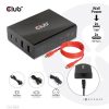 Club 3D EGY Club3D 4 ports, 2x USB Type-A 2x Type-C up to 112W Power Charger