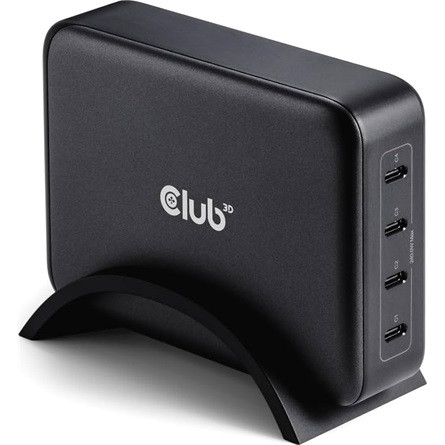 Club 3D HUB Club3D Travel Charger 240 Watt GaN technology, Four port USB Type-C, Power Delivery(PD) 3.1 and PPS Support