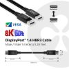 Club 3D KAB Club3D DisplayPort 1.4 HBR3 8K60Hz kábel M/M - 1m