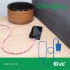 Club 3D Kábel - CAC-3010 (USB-C, PD 240W, 20Gbps, 4K60Hz, 2m, pink)