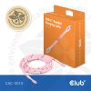 Club 3D Kábel - CAC-3010 (USB-C, PD 240W, 20Gbps, 4K60Hz, 2m, pink)