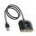 BASEUS USB HUB passzív, 100cm kábel, FEKETE