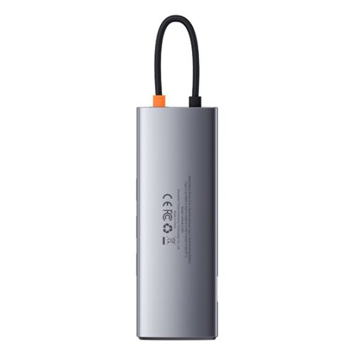 Baseus Metal Gleam 9-in-1 Multifunctional USB Type-C HUB dokkoló állomás, szürke