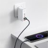 Baseus Crystal Shine USB Type-A – USB Type-C, 100W gyorstöltő adatkábel, 2m, fekete