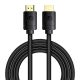 Baseus High Definition HDMI 8K kábel, 2m, fekete