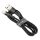 Baseus Cafule USB Type-A – iPhone, 2.4A gyorstöltő adatkábel, 1m, arany/fekete