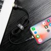 Baseus Cafule USB Type-A – iPhone, 2.4A gyorstöltő adatkábel, 1m, arany/fekete