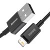 Baseus ACC Baseus Superior Series Fast Charging Data Cable USB to iPhone 2.4A 1m gyorstöltő adatkábel, fekete