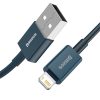 Baseus ACC Baseus Superior Series Fast Charging Data Cable USB to iPhone 2.4A 1m gyorstöltő adatkábel, kék