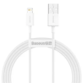   Baseus ACC Baseus Superior USB Type-A – iPhone, 2.4A gyorstöltő adatkábel, 1.5m, fehér