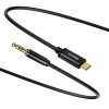 Baseus ACC Baseus Yiven M01 USB Type-C to 3.5mm Audio 1.2m kábel, fekete