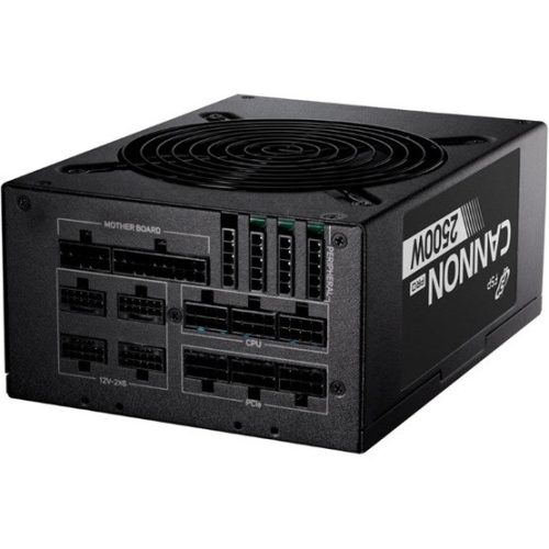 FSP TÁP FSP 2500W - CANNON PRO 2500 - 80+ Platinum ATX3.1 Gen 5.1 - Fekete Tápegység