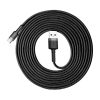 Baseus Cafule USB Type-A – USB Type-C, 2A töltőkábel, 3m, szürke/fekete