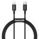 Baseus ACC Baseus Superior Series Fast Charging Data Cable Type-C to iPhone PD 20W 1m gyorstöltő adatkábel, fekete