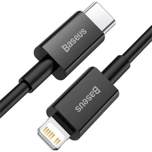 Baseus ACC Baseus Superior Series Fast Charging Data Cable Type-C to iPhone PD 20W 1m gyorstöltő adatkábel, fekete