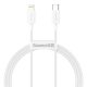 Baseus ACC Baseus Superior Series Fast Charging Data Cable Type-C to iPhone PD 20W 1m gyorstöltő adatkábel, fehér