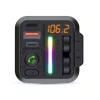 Nedis CATR2024BK FM transmitter, Bluetooth, PD 18 W / PD 20 W, Gyorstöltés, Basszuskiemelés, Google Asszisztens / Siri