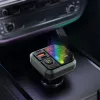 Nedis CATR2024BK FM transmitter, Bluetooth, PD 18 W / PD 20 W, Gyorstöltés, Basszuskiemelés, Google Asszisztens / Siri