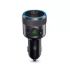 Nedis CATR3024BK FM transmitter, Bluetooth, PD 18 W / PD 24 W, Gyorstöltés, Basszuskiemelés, Google Asszisztens / Siri