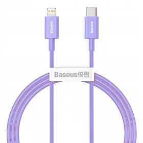   Baseus ACC Baseus Superior Series Fast Charging Data Cable Type-C to iPhone PD 20W 1m gyorstöltő adatkábel, lila