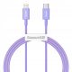 Baseus ACC Baseus Superior Series Fast Charging Data Cable Type-C to iPhone PD 20W 1m gyorstöltő adatkábel, lila