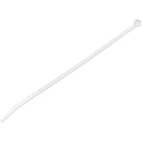   StarTech CBMZT10N 100 PACK 10" CABLE TIES -WHITE NYLON ZIP TIE WRAPS UL TAA kábelkötegelő fehér 100db