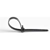 StarTech 100 PK OF RESEALABLE ZIP TIES 8 BLACK