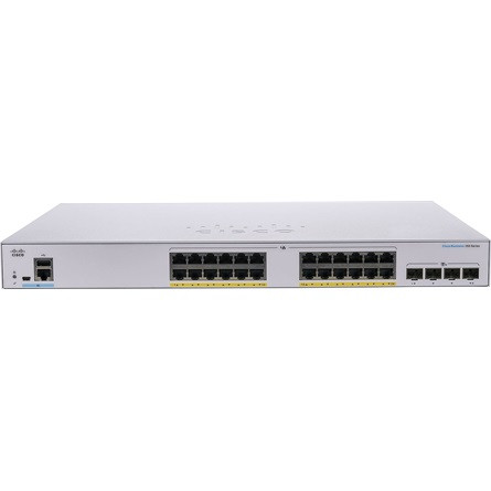 Cisco Business 350-24P-4G PoE rack switch