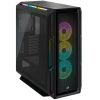 CORSAIR iCUE 5000T RGB Smart számítógépház, fekete