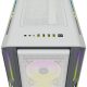 CORSAIR iCUE 5000T RGB Smart számítógépház, fehér
