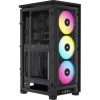 Corsair 2000D RGB AIRFLOW táp nélküli ablakos SFF számítógépház fekete