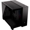 Corsair 2500X RGB Dual-Chamber táp nélküli ablakos Mid Tower számítógépház fekete