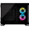 Corsair 2500X RGB Dual-Chamber táp nélküli ablakos Mid Tower számítógépház fekete