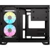 Corsair 2500X RGB Dual-Chamber táp nélküli ablakos Mid Tower számítógépház fekete